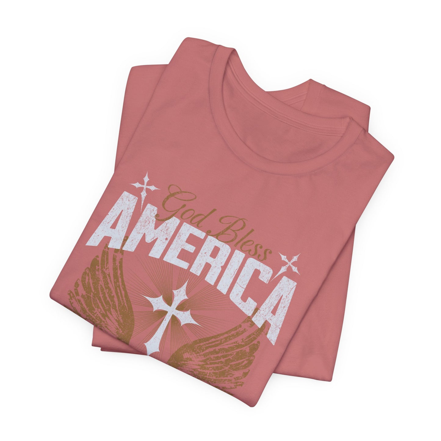 God Bless America Eagle T-Shirt — Patriotic Fourth of July Tee