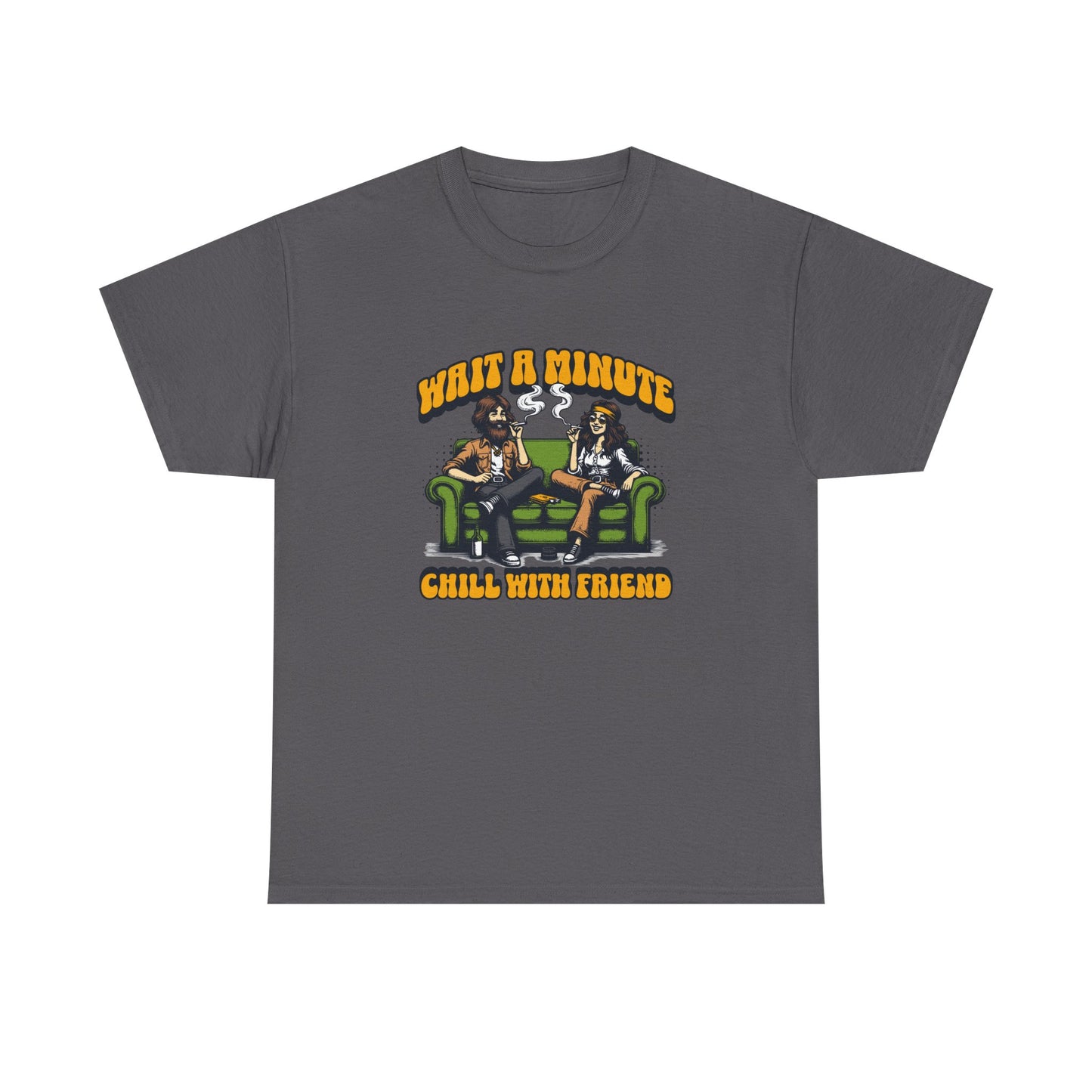 Chill with friends, Unisex Heavy Cotton Tee