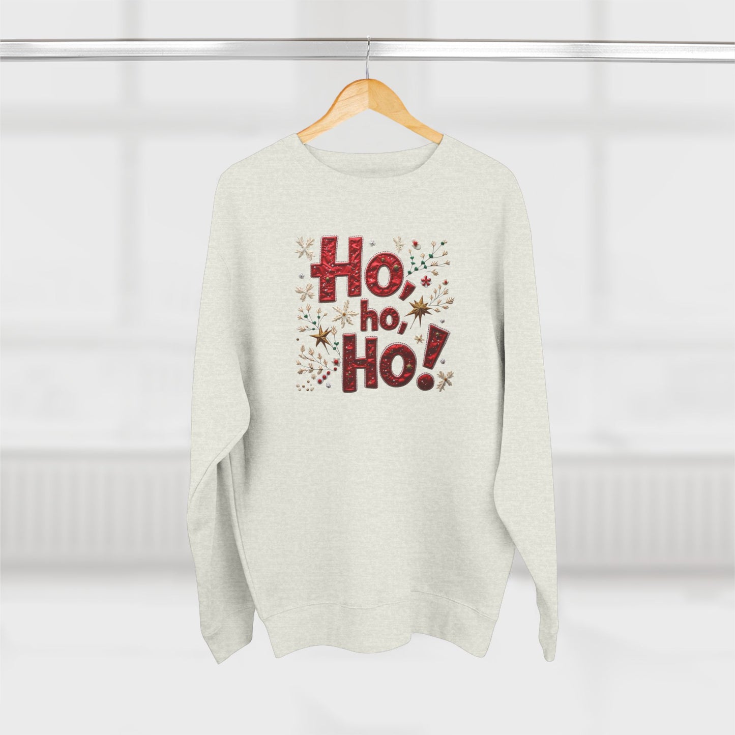 Ho Ho Ho! Christmas Crewneck Sweatshirt – Festive Holiday Sweater