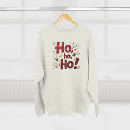 Ho Ho Ho! Christmas Crewneck Sweatshirt – Festive Holiday Sweater
