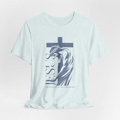 Christian Jesus Tee — Crown of Thorns Cross Graphic T-Shirt