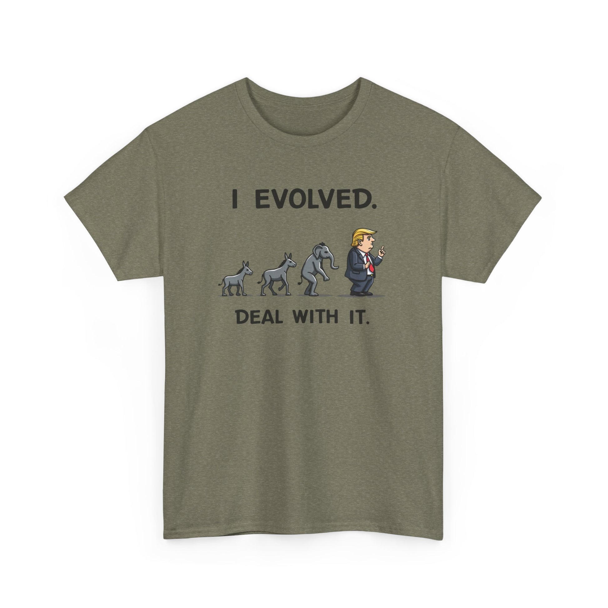 I Evolved, political humor, Funny Unisex T-Shirt, Gift for Dog Lovers, Casual Wear, Statement Shirt - Psychonaut Swag