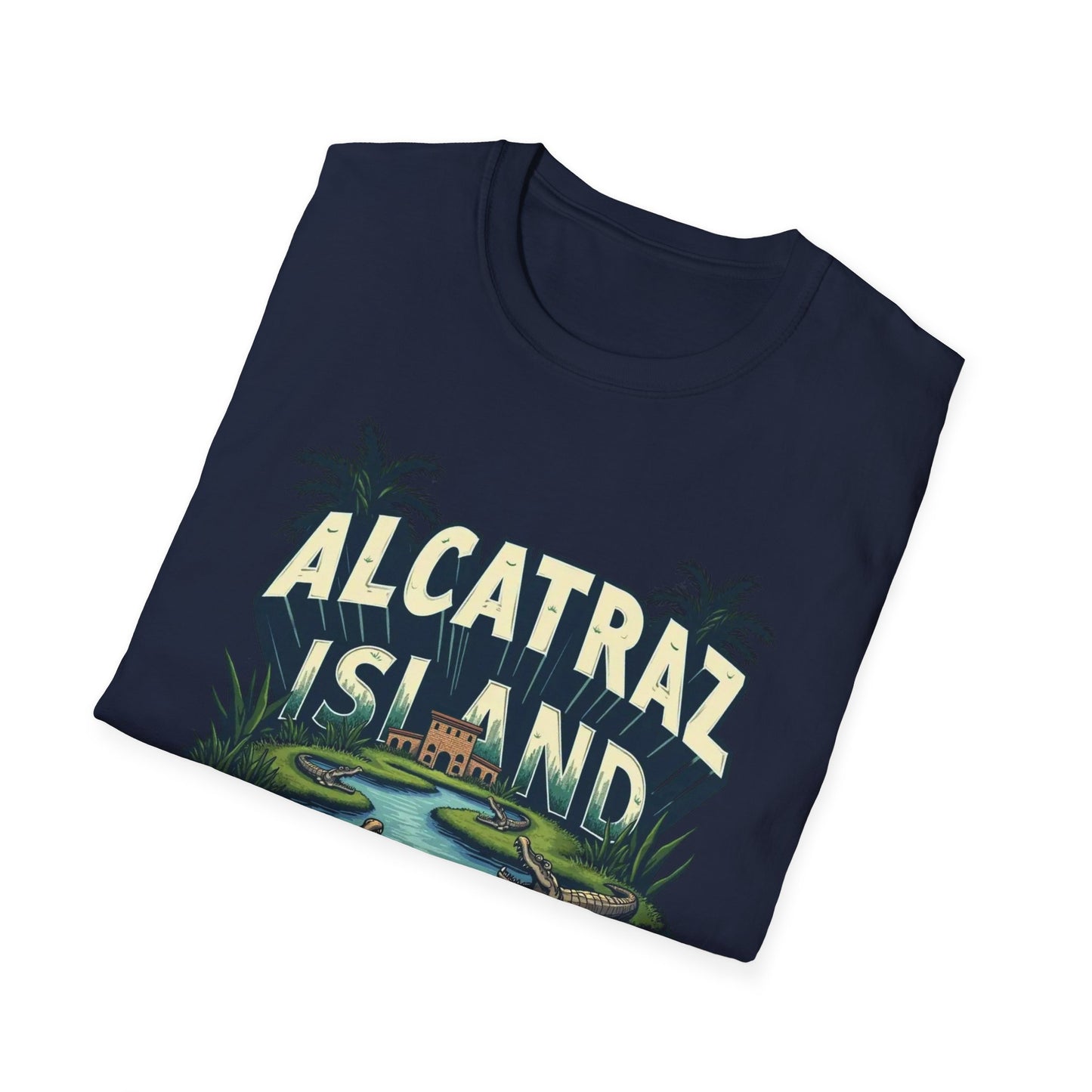 Alcatraz Island Vintage Travel T-Shirt — "Wishing You Were Here"