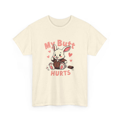 My Butt Hurts Bunny T-Shirt — Cute Kawaii Bunny Graphic Tee