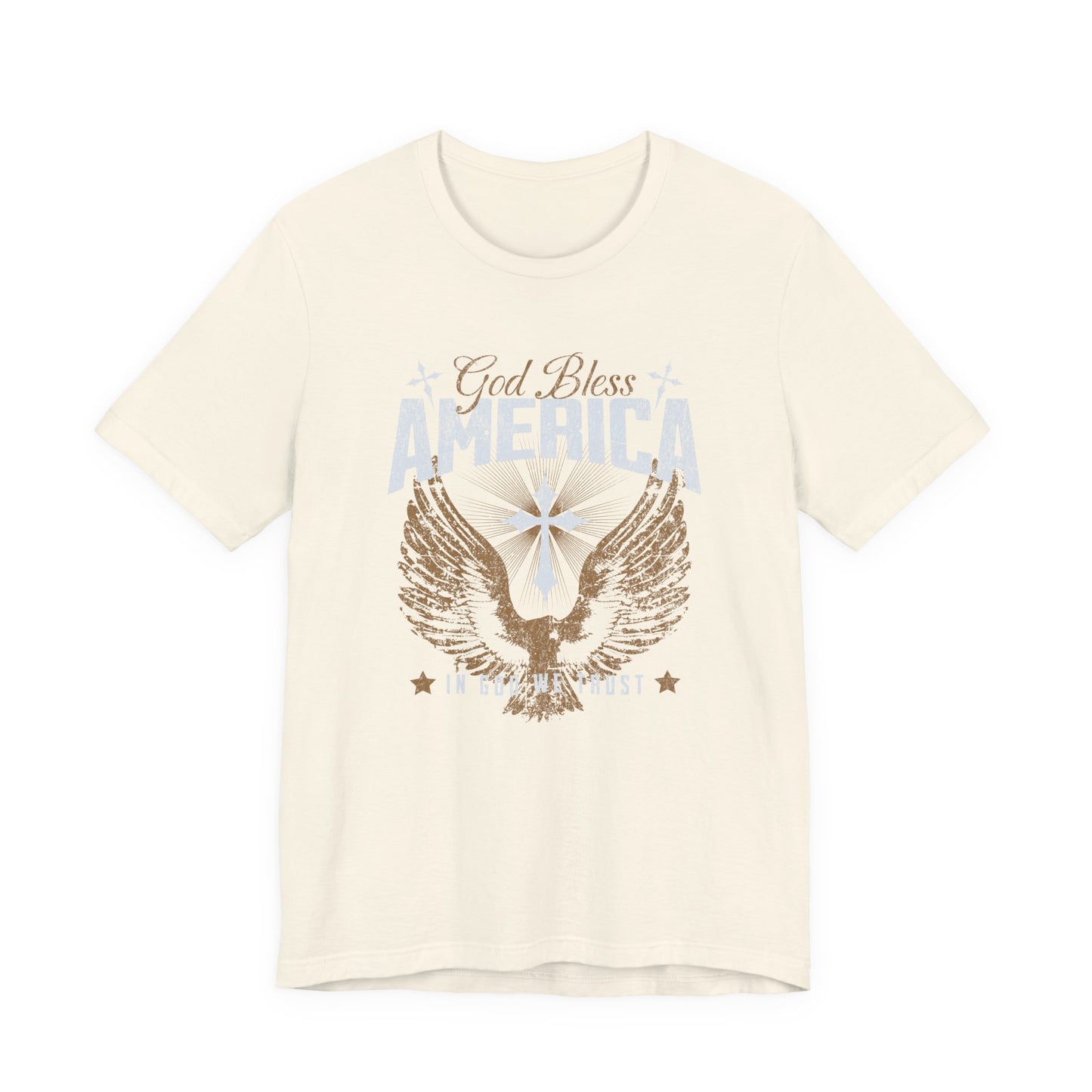 God Bless America Eagle T-Shirt — Patriotic Fourth of July Tee