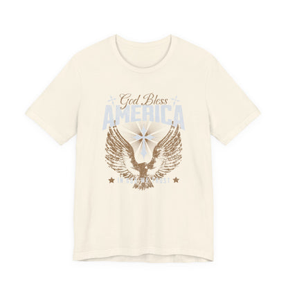 God Bless America Eagle T-Shirt — Patriotic Fourth of July Tee