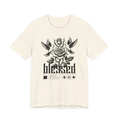 Blessed Rose Tee — Vintage Floral Graphic T‑Shirt