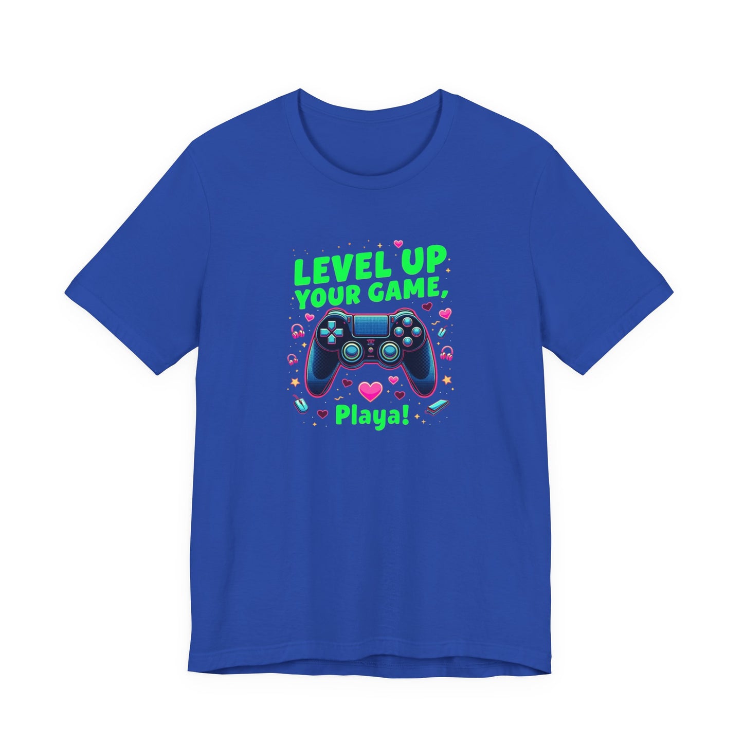 Level Up Your Game Gamer Tee — 'Level Up Your Game, Playa!' Video Game Controller Shirt