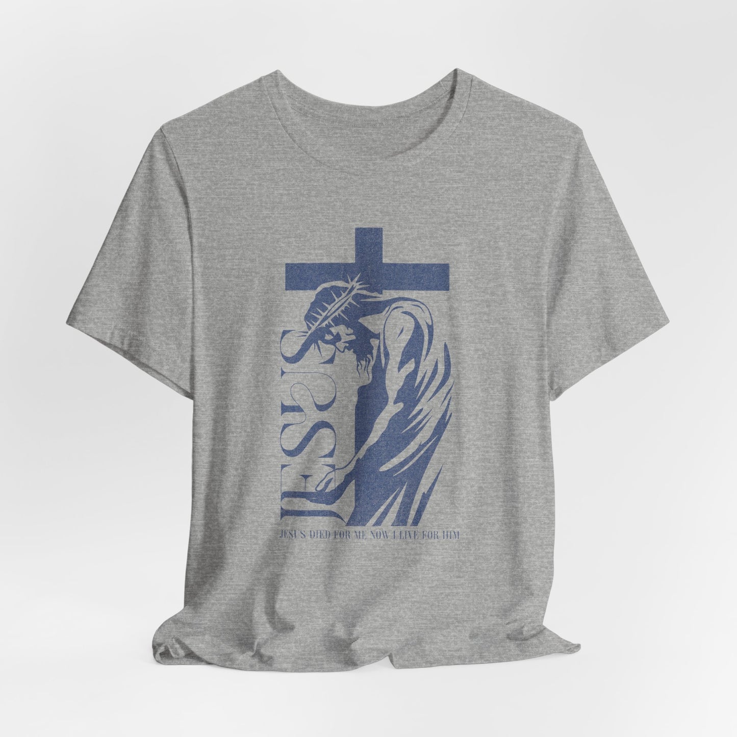 Christian Jesus Tee — Crown of Thorns Cross Graphic T-Shirt