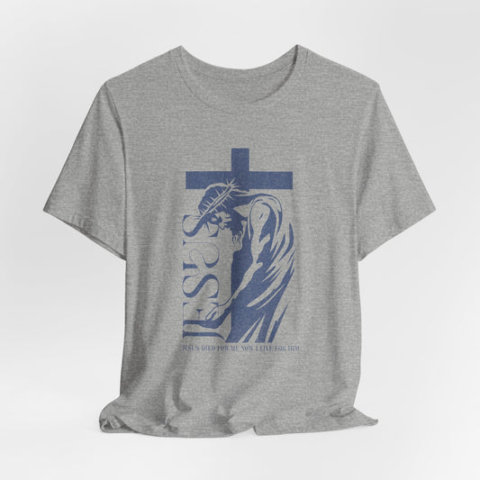 Christian Jesus Tee — Crown of Thorns Cross Graphic T-Shirt
