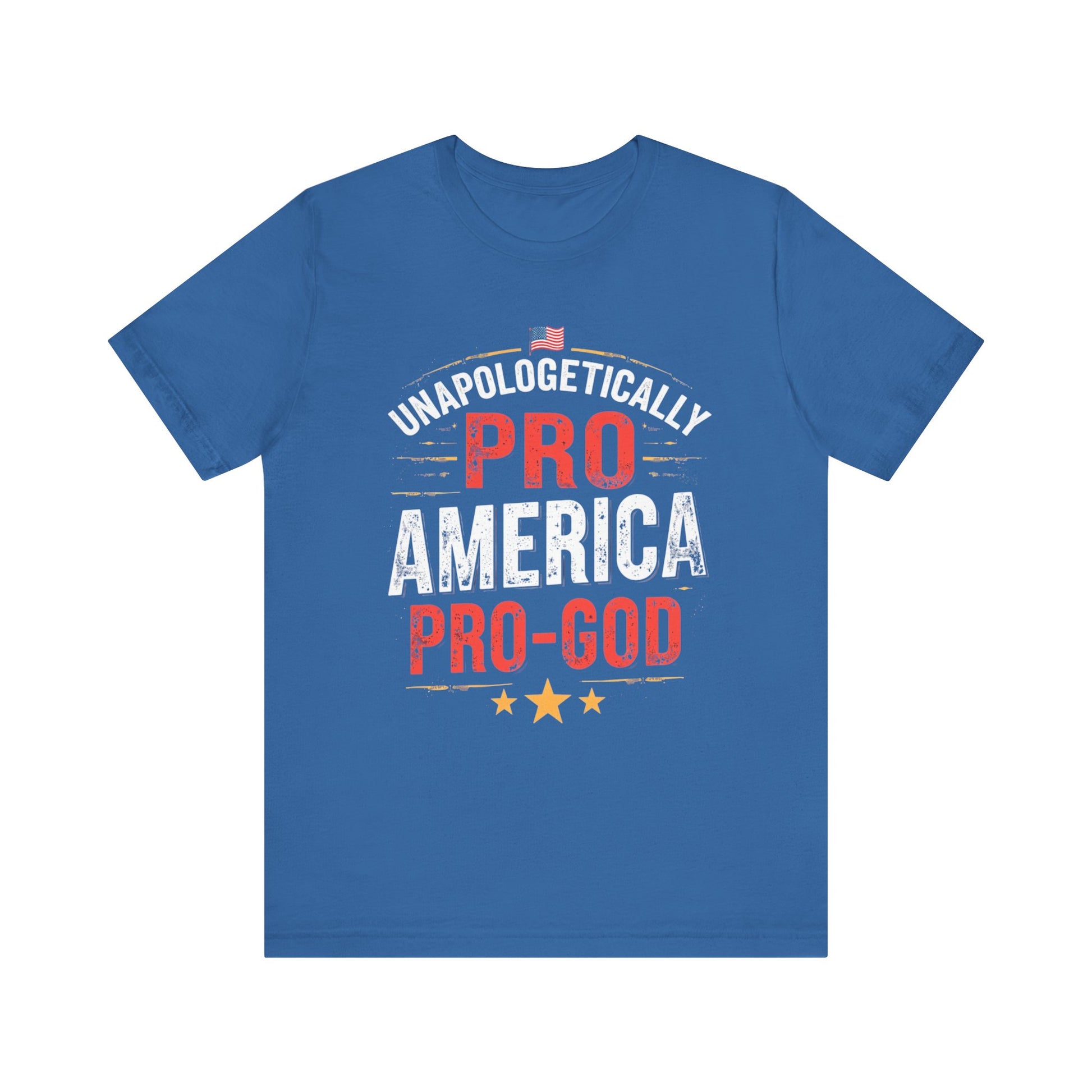 Pro-America Pro-God Tee - Patriotic Jersey T-Shirt - Psychonaut Swag