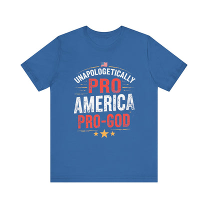 Pro-America Pro-God Tee - Patriotic Jersey T-Shirt - Psychonaut Swag