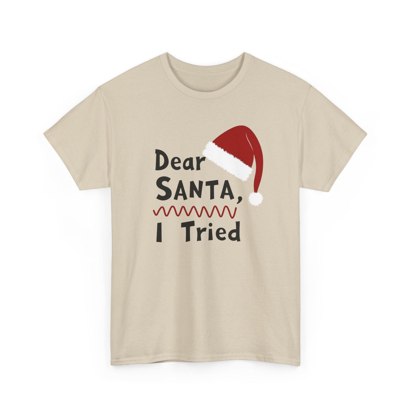 Dear Santa I Tried Christmas T-Shirt
