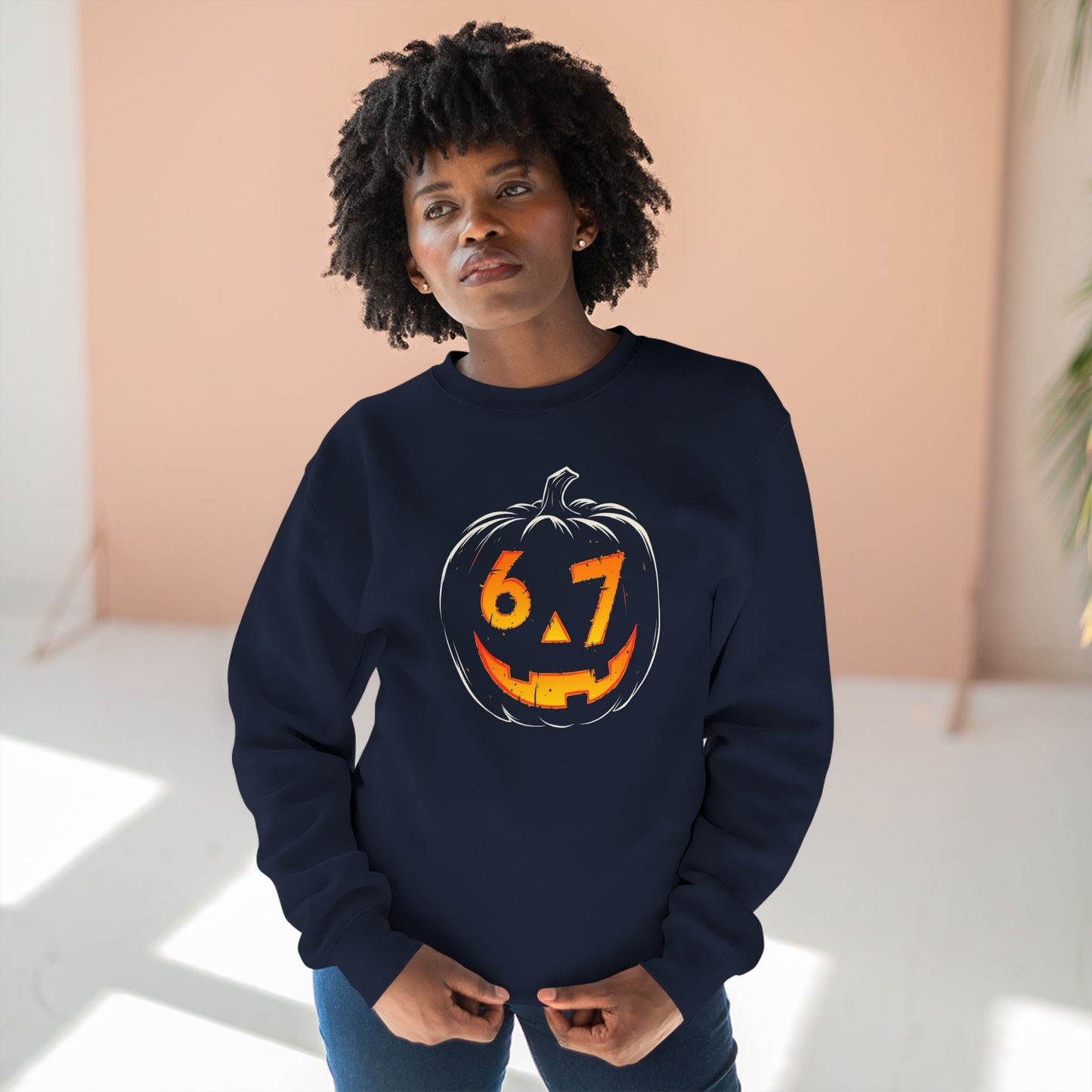 Halloween Pumpkin Crewneck Sweatshirt – Jack-O'-Lantern