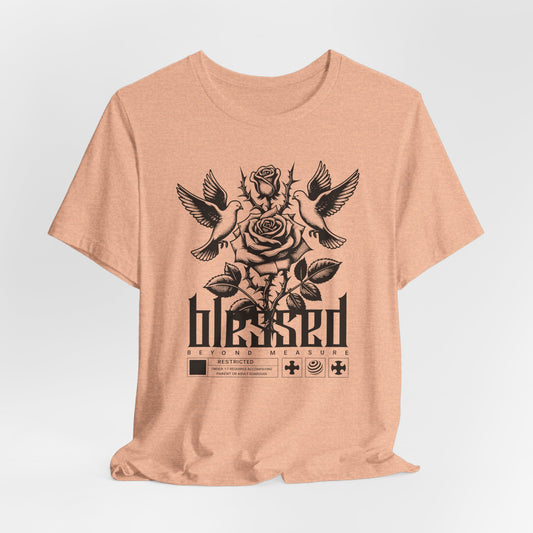 Blessed Rose Tee — Vintage Floral Graphic T‑Shirt