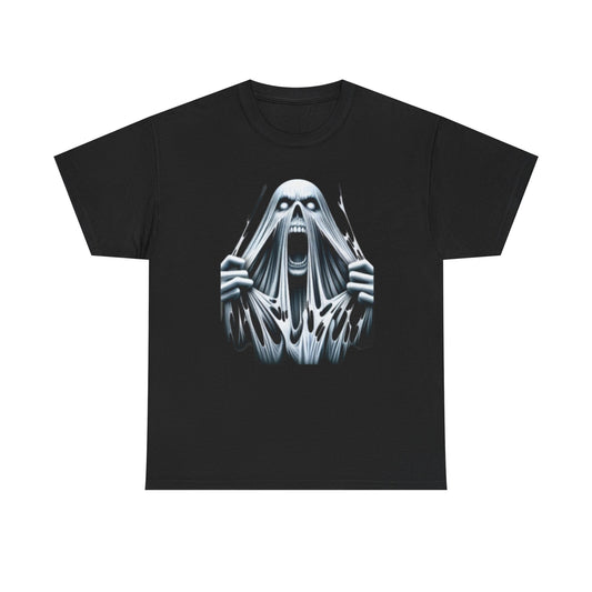 Free Spirit,  Unisex Heavy Cotton Tee, Halloween Shirt, Scary Graphic Tee, Horror Movie Merch, Unisex Tee for Spooky Season