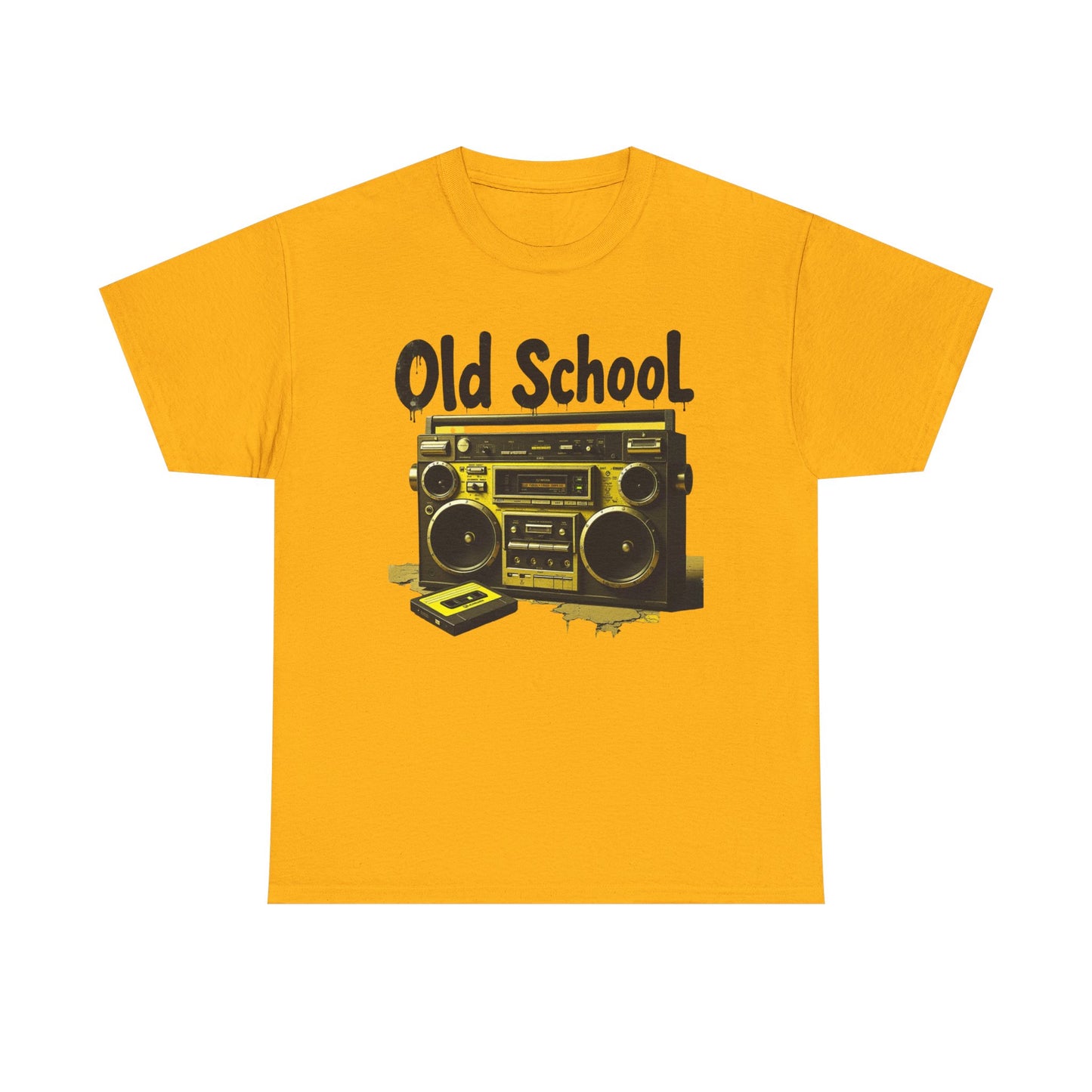 Old School Jam Box, Unisex Heavy Cotton Tee