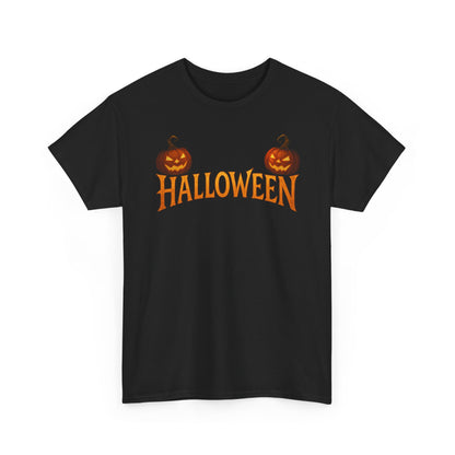 Halloween Pumpkin Graphic Tee, Unisex Cotton T-Shirt, Fall Fashion, Halloween Costume, Trick or Treat Shirt