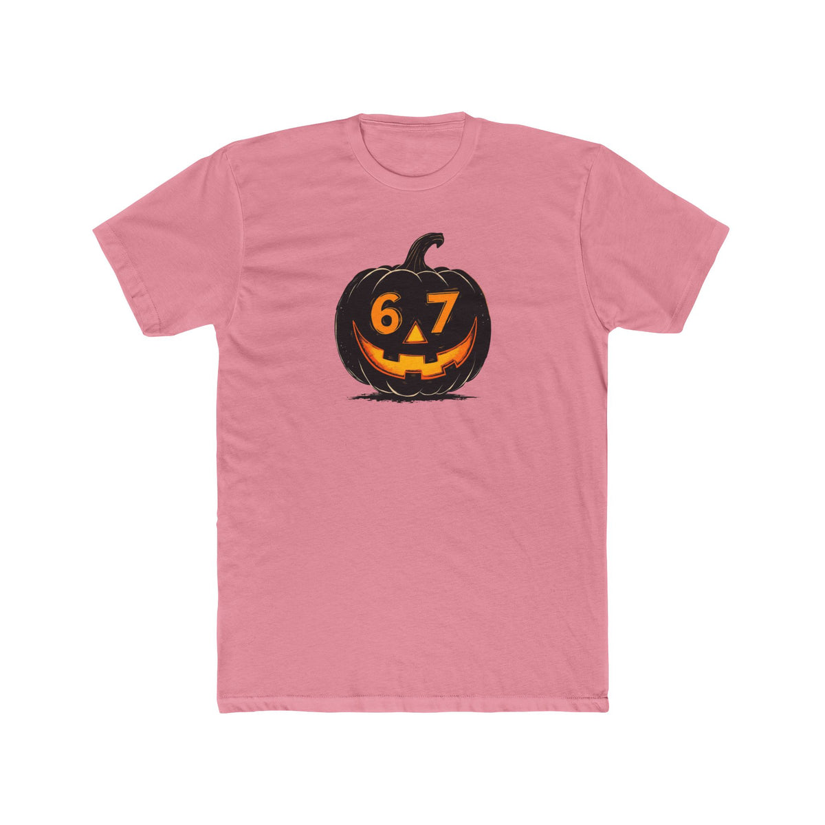 Halloween Jack-O'-Lantern Tee — 6/7 Pumpkin Graphic Shirt