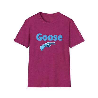Goose T-Shirt for Animal Lovers, Unisex Graphic Tee, Gift for Friends, Casual Wear, Birthday Present, Quirky Style - Psychonaut Swag