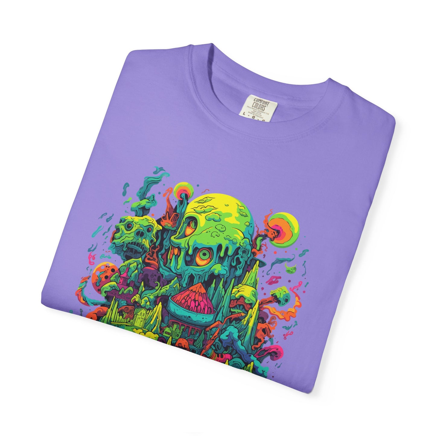 Psychedelic Dream Graphic T-Shirt — Sticky Trippy Art Tee
