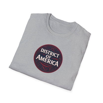 District of America, Washington DA, Unisex Softstyle T-Shirt - Psychonaut Swag