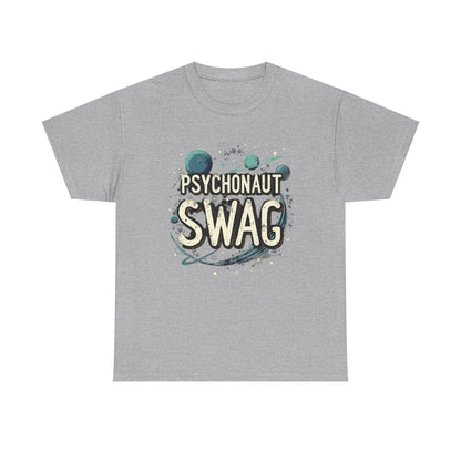 Galactic Vibe, Psychonaut Swag T-Shirt, Unisex Cotton Tee, Spiritual Vibes, Gift for Psychonauts, Casual Everyday Wear, Unique Graphic Tee