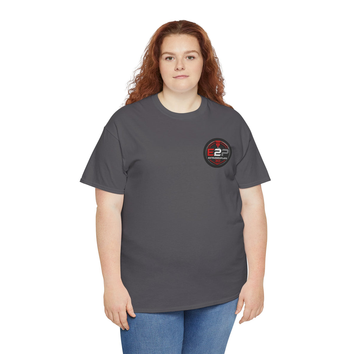 Extruder2Plate3D, Poop Happens T‑Shirt — Funny Cartoon 3D Printer Graphic Tee