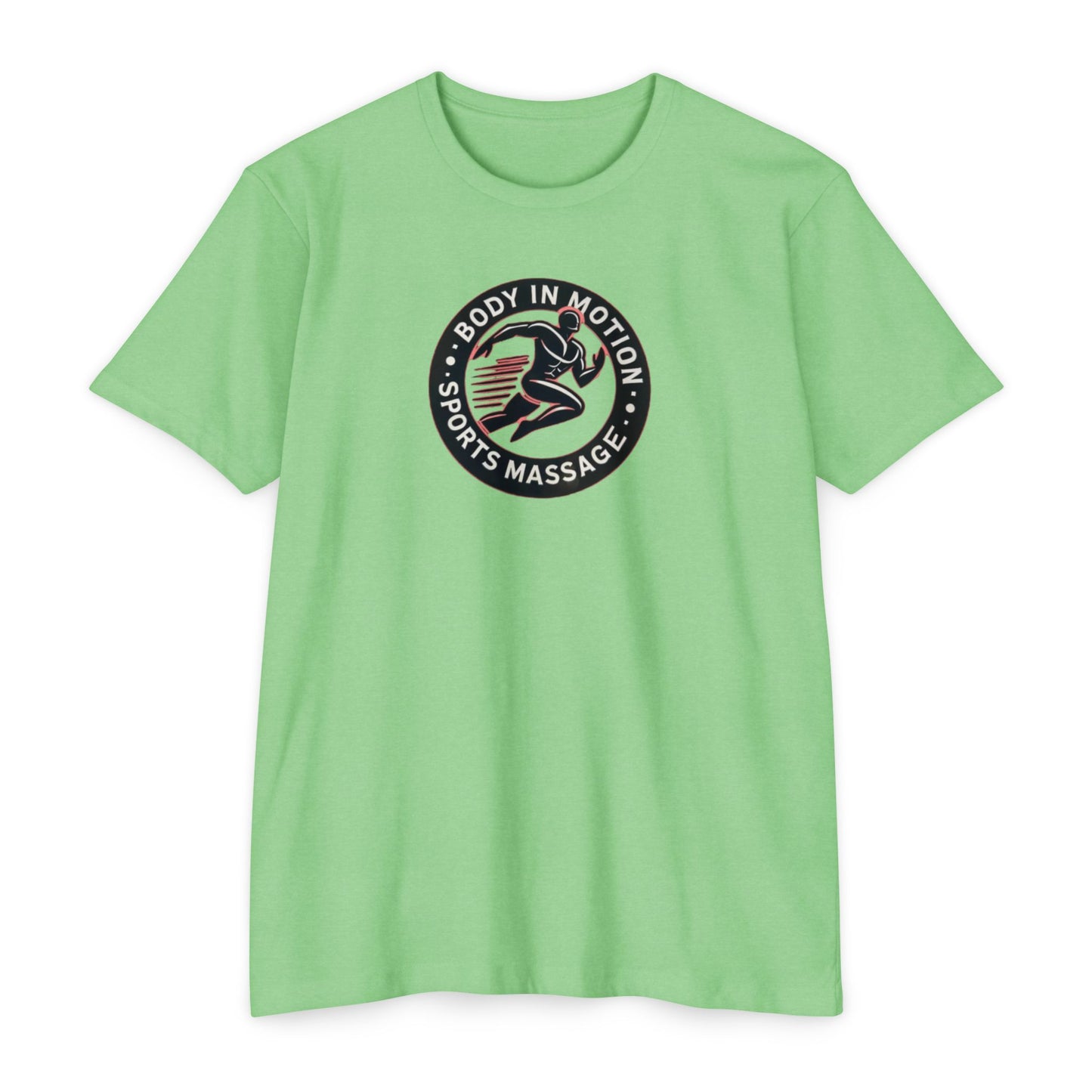 Body In Motion Sports Massage T-Shirt — Recovery & Mobility Athletic Tee