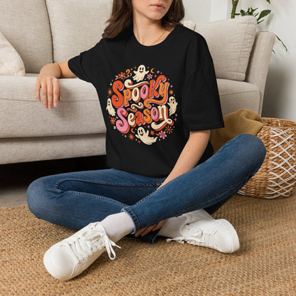Spooky Season T-Shirt — Retro Ghost Halloween Tee