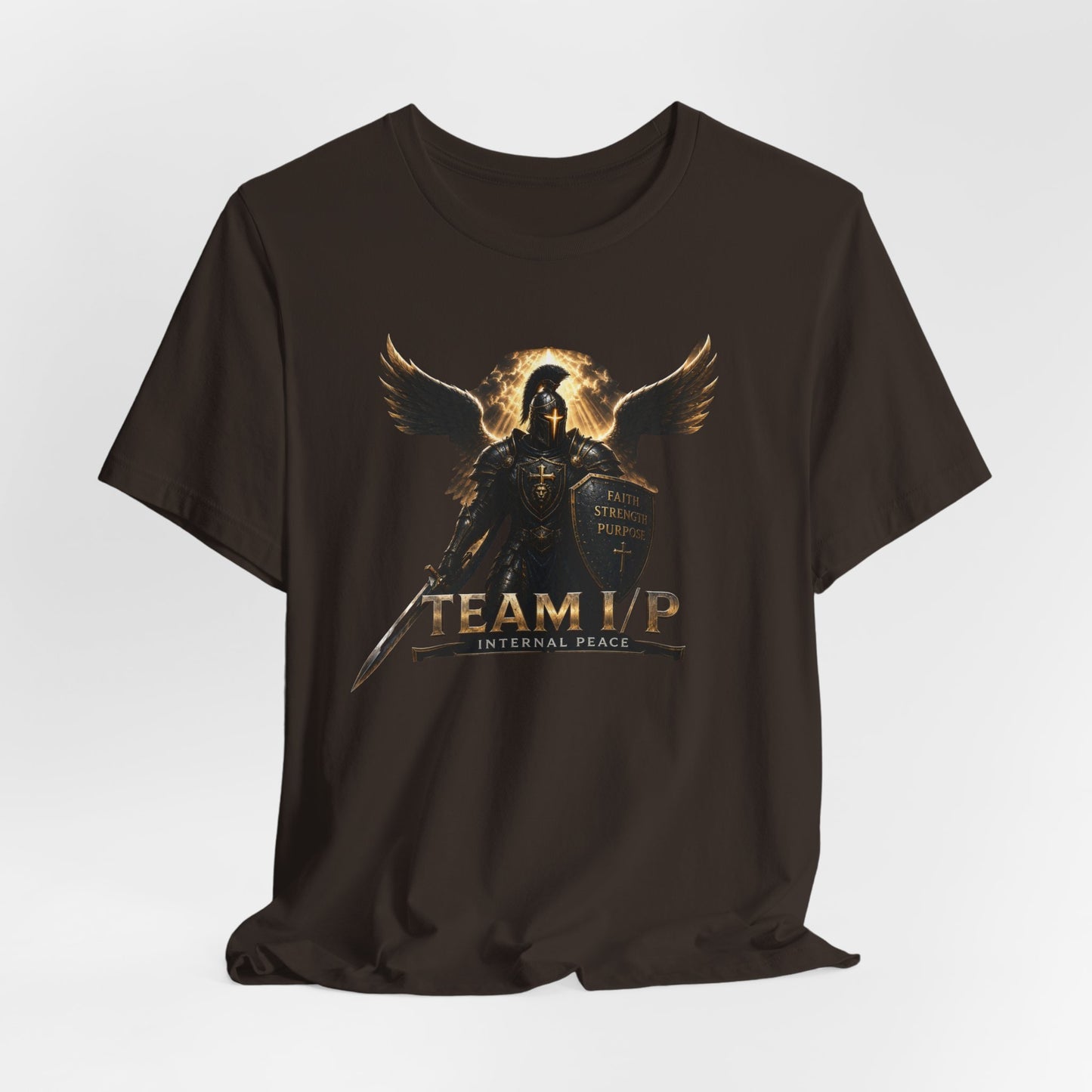 Team Internal Peace, Guardian of The Cross Tee — Military Brotherhood Graphic T-Shirt