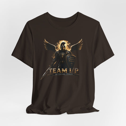 Team Internal Peace, Guardian of The Cross Tee — Military Brotherhood Graphic T-Shirt