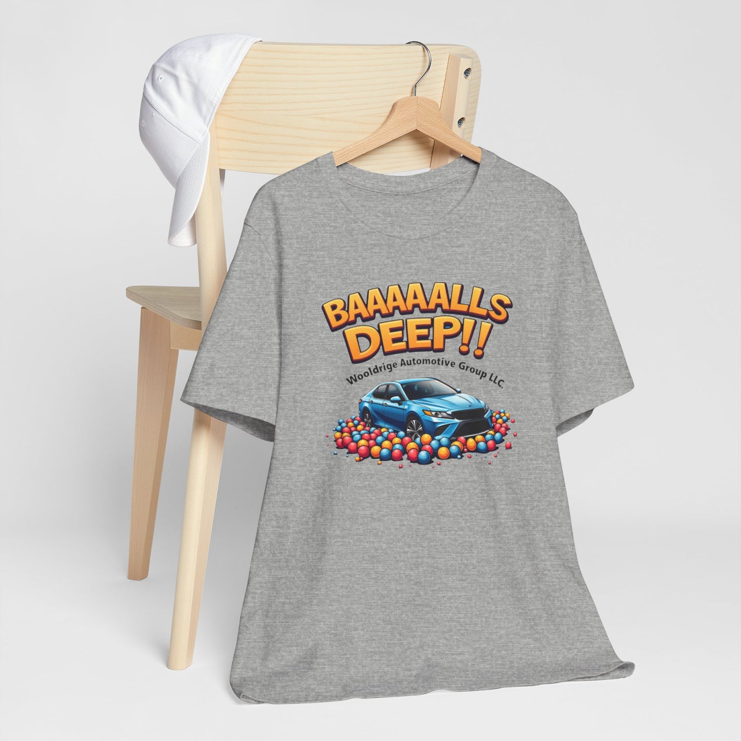 Baaaallls Deep, Unisex Jersey Short Sleeve Tee
