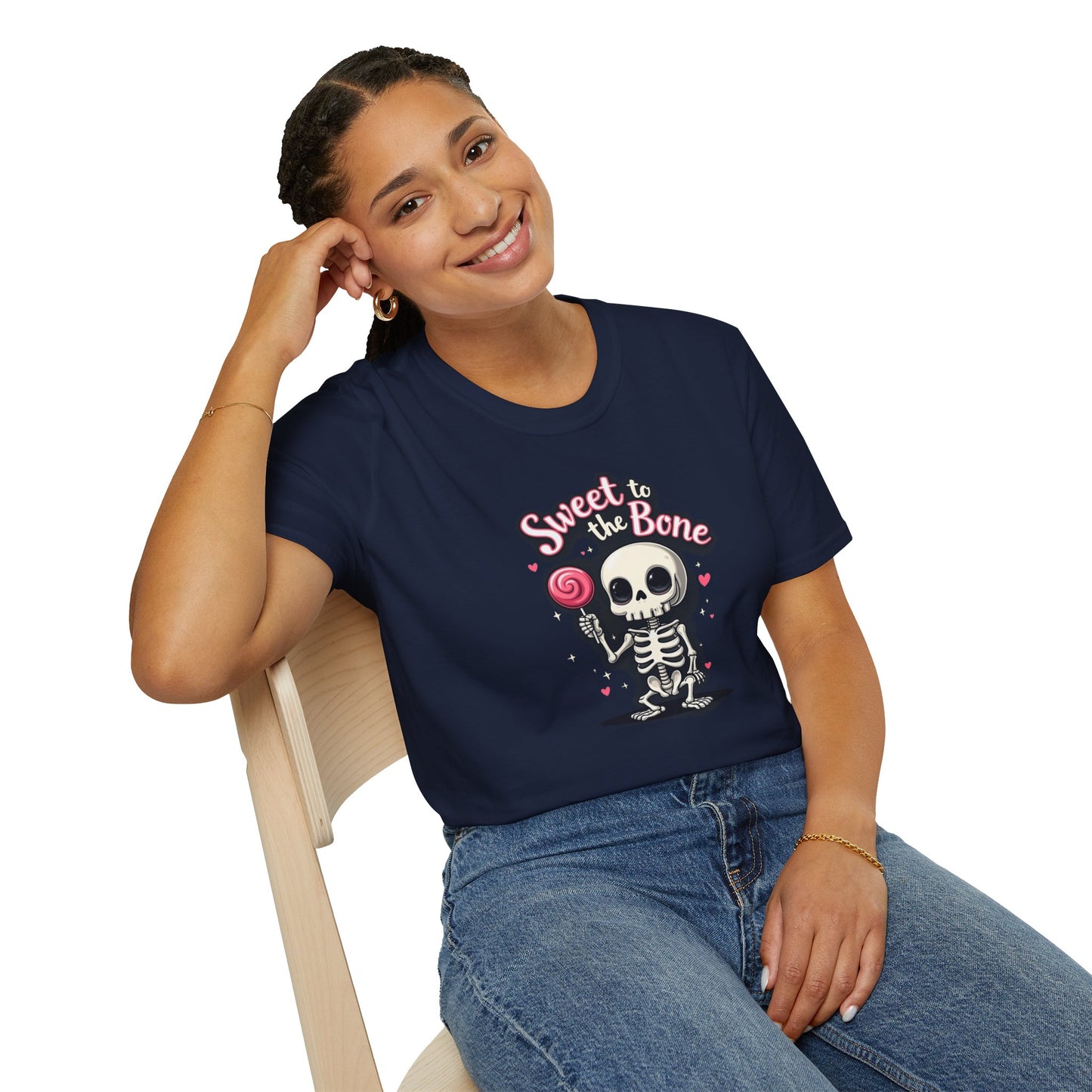 Sweet to the Bone T-Shirt — Cute Skeleton Candy Graphic Tee