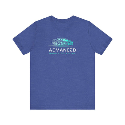 Advanced Mobile Detailing, Super soft style, Unisex Tee, Car Enthusiast Shirt, Automotive Gift, Stylish Car Wash Tee, Perfect for Mechanics, Birthday or Holiday Gift