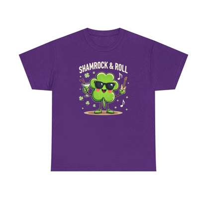 Shamrock & Roll T‑Shirt — St. Patrick’s Day Lucky Clover Graphic Tee