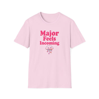 Major Feels Incoming Unisex T-Shirt, Fun Tee, Gifts for Friends, Casual Wear, Summer Fashion, Birthday Gift - Psychonaut Swag