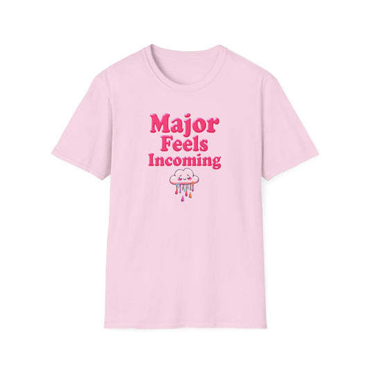 Major Feels Incoming Unisex T-Shirt, Fun Tee, Gifts for Friends, Casual Wear, Summer Fashion, Birthday Gift - Psychonaut Swag