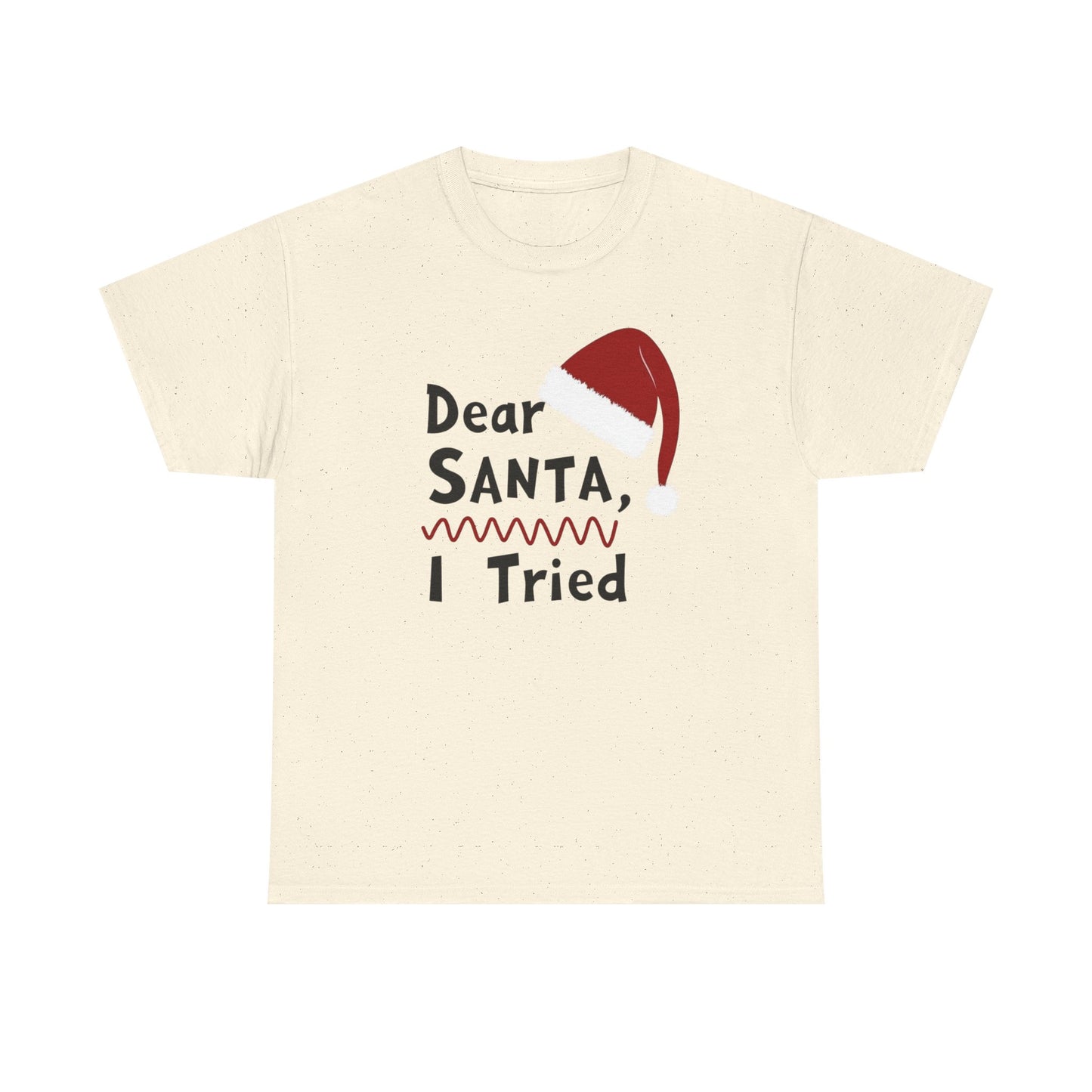 Dear Santa I Tried Christmas T-Shirt