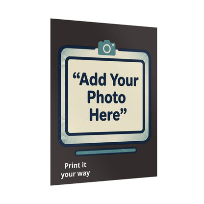 Customizable Movie Poster — Personalized Rolled Prints for Birthdays, Graduations & Man Caves