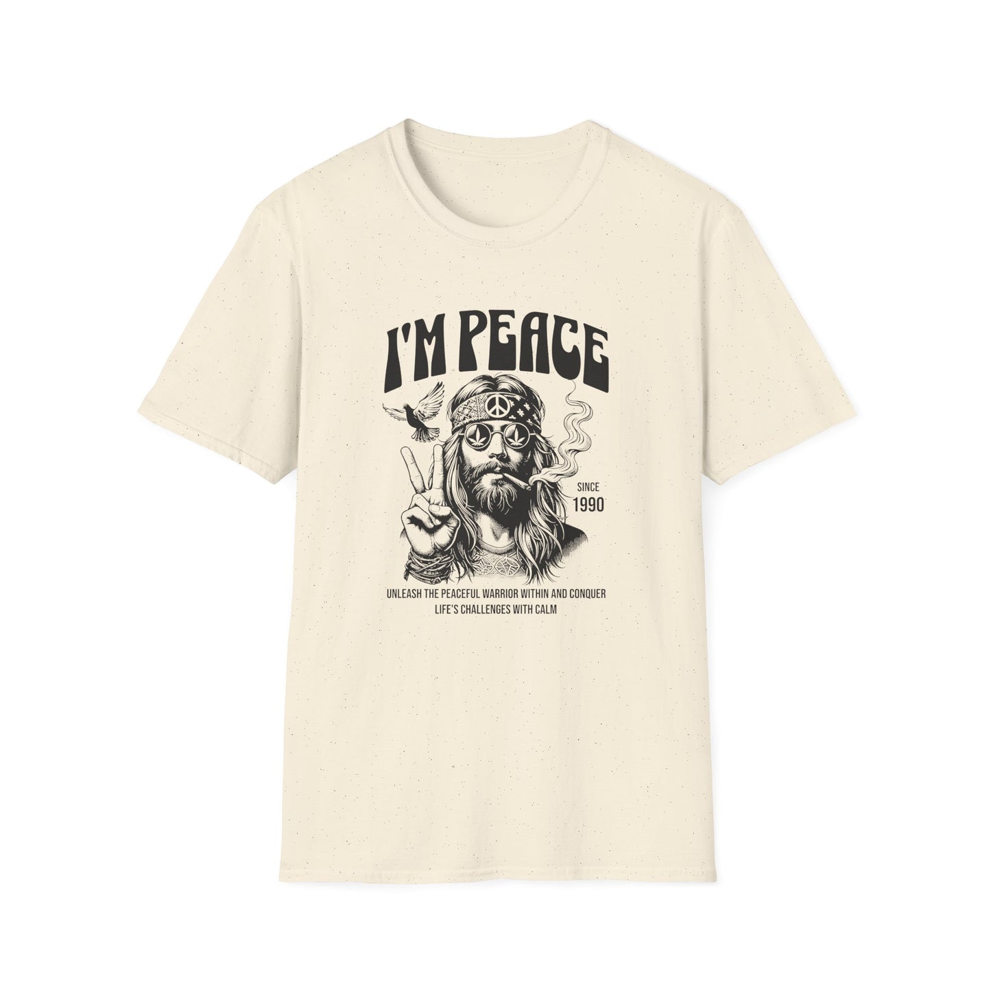 Peaceful Stoner, Unisex Softstyle T-Shirt