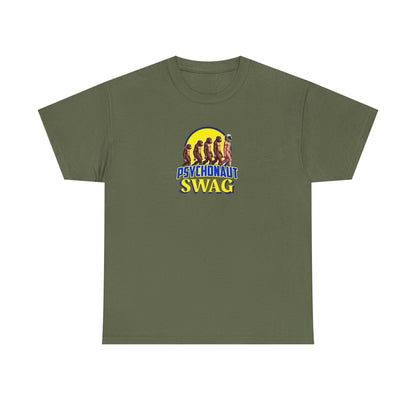 Psychonaut Basic tee, (Small Biz),  Unisex Heavy Cotton Tee, Psychedelic T-Shirt, Gifts for Festival Lovers, Unisex Graphic Tee, Casual Wear, Summer Vibes