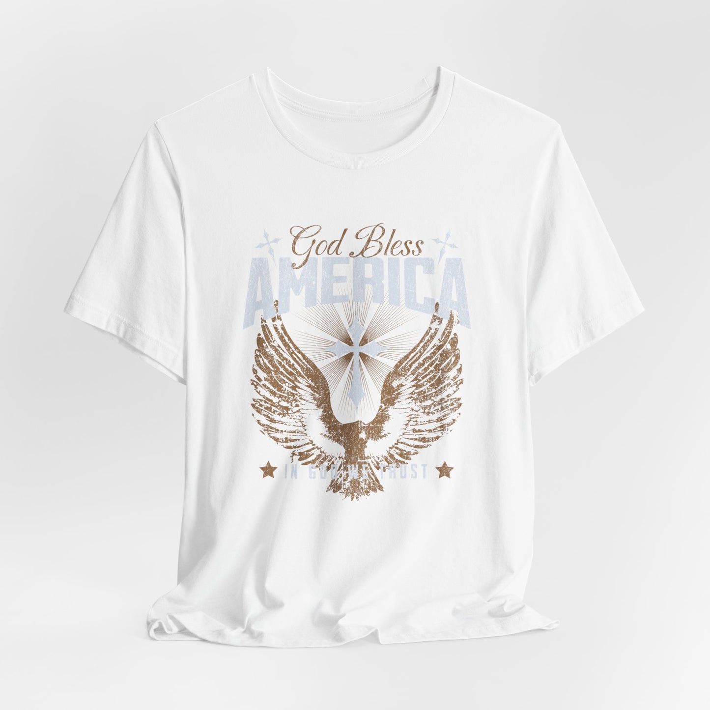 God Bless America Eagle T-Shirt — Patriotic Fourth of July Tee