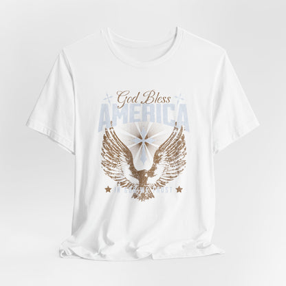 God Bless America Eagle T-Shirt — Patriotic Fourth of July Tee