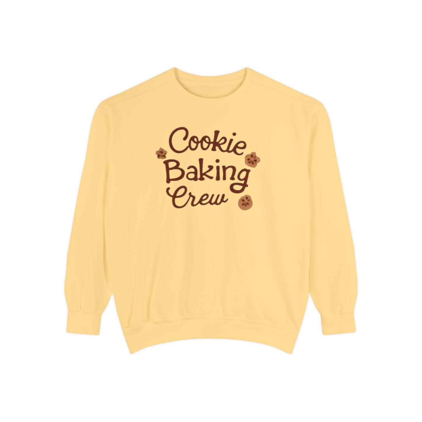 Cookie baking crew, Christmas sweater Unisex Garment-Dyed Sweatshirt