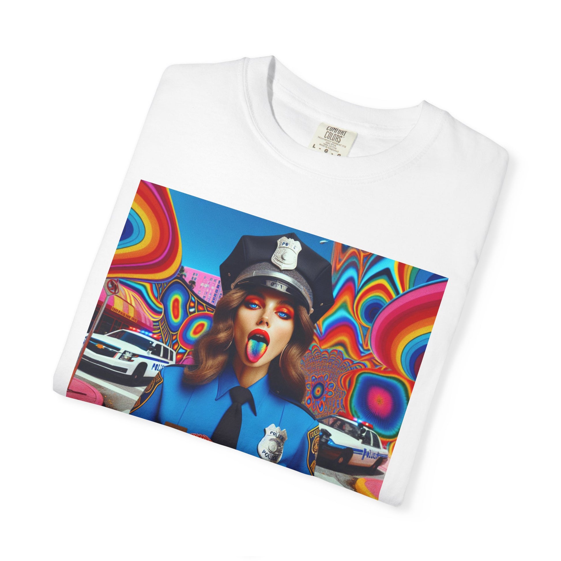 Holding, Unisex Garment-Dyed T-shirt - Psychonaut Swag