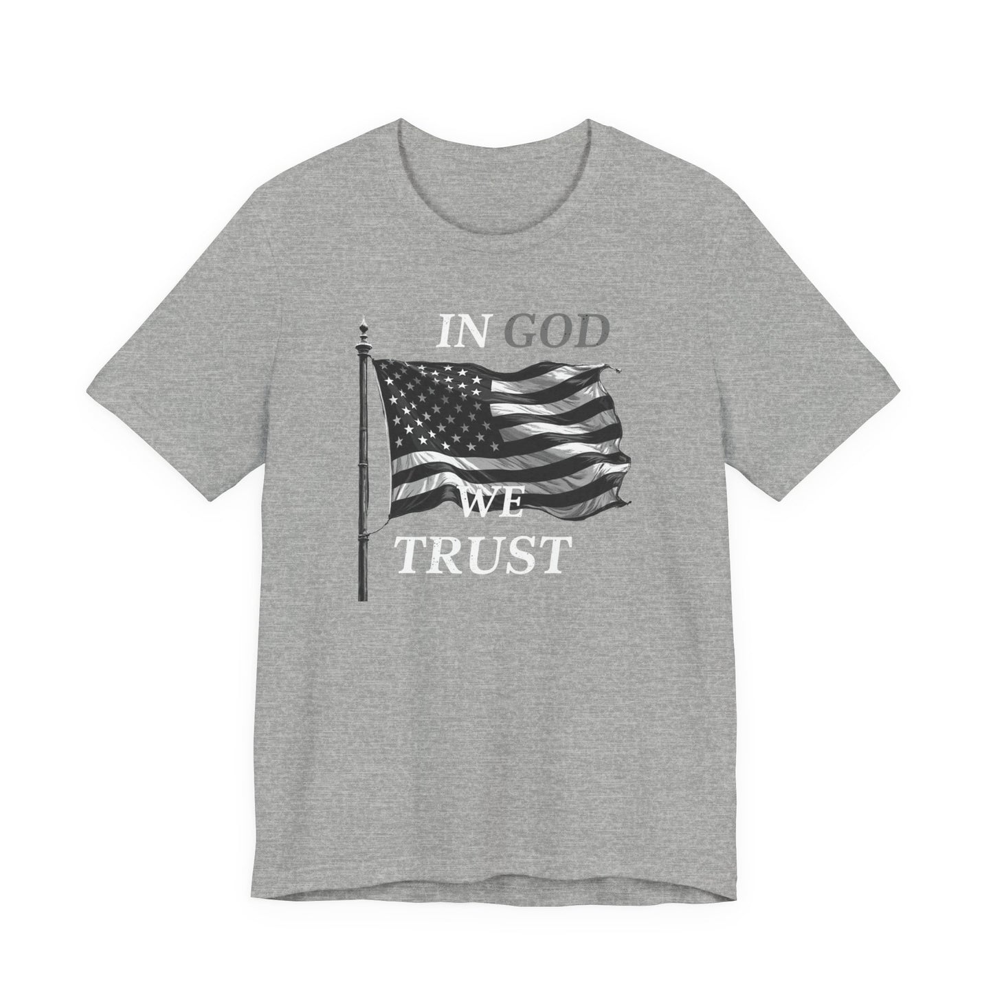 In God We Trust American Flag Tee