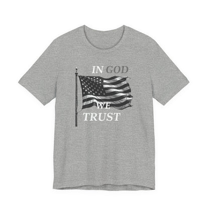 In God We Trust American Flag Tee