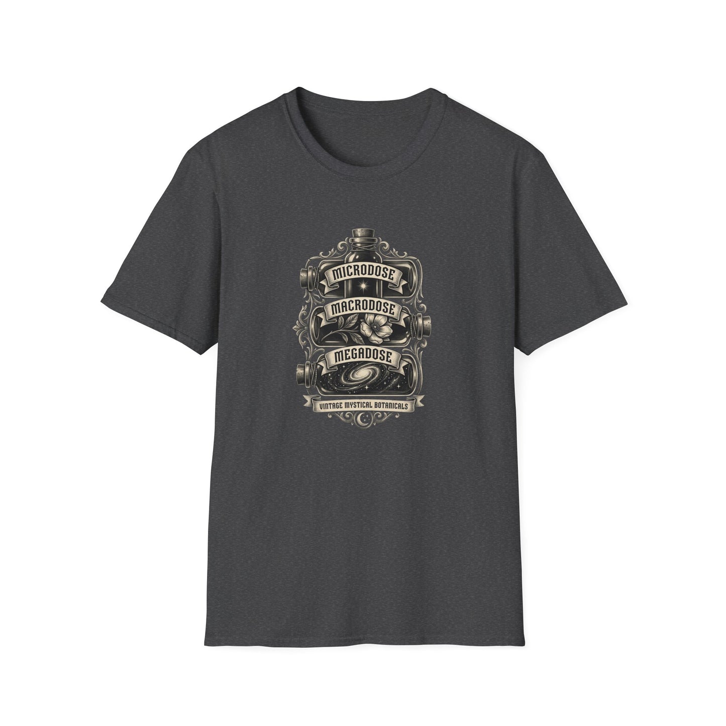 Epic Dose Graphic T-Shirt — Microdose, Macrodose, Megadose Vintage Design