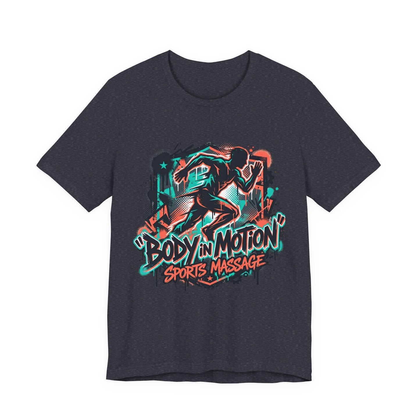 Sports Massage T-Shirt — Athletic Runner Graphic Tee